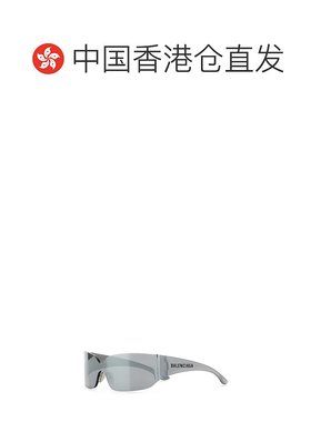 香港直邮Balenciaga 巴黎世家 女士 MONO 灰色尼龙方框太阳眼镜 8