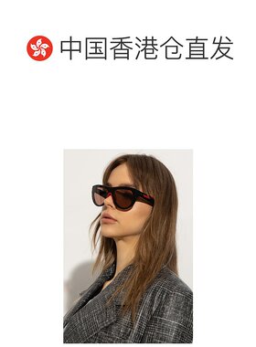 【99新未使用】香港直邮Bottega Veneta 徽标太阳镜 744636VBL801