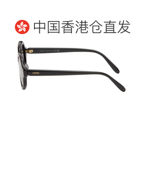 香港直邮LOEWE 罗意威 女士 黑色 Delta Slim 太阳镜 LW40184U500