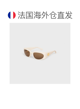 自营1h可退 欧洲直邮CELINE思琳 Journey女士米白色醋酸纤维板材