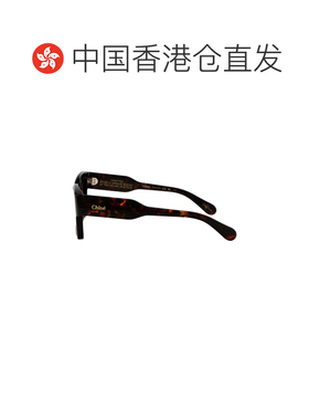 1h可退 香港直邮Chloe 蔻依 女士 几何框太阳镜 CH0190S black黑
