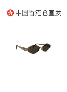 1h可退 香港直邮Celine 思琳 女士 CELINE CAPSULE 金色太阳眼镜