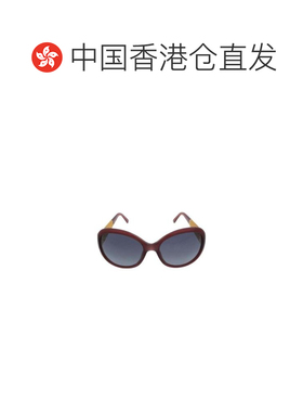 1h可退 香港直邮GUCCI 女士眼镜 GG36933JA AW2021 灰色 圆框太阳