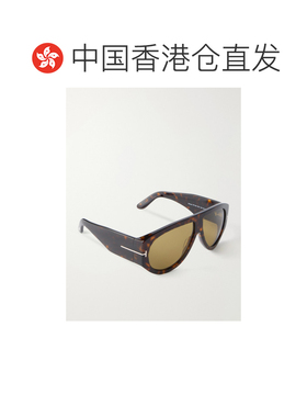 香港直邮Tom Ford 汤姆 福特 女士 Bronson D形框龟甲色醋纤太阳