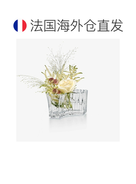 欧洲直邮Baccarat巴卡拉 Mille Nuits透明水晶多面切割花瓶水晶花