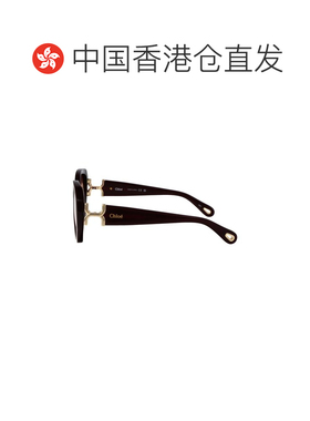 1h可退 香港直邮Chloe 蔻依 女士 徽标太阳镜 CH0236S red红色 舒