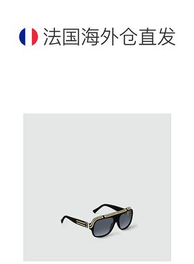 自营1h可退 欧洲直邮LV路易威登 男士黑色醋酸纤维太阳镜正品舒适