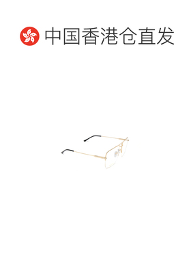 1h可退 香港直邮GUCCI 女士眼镜 GG1415O001 SS2025 黄色 方形平