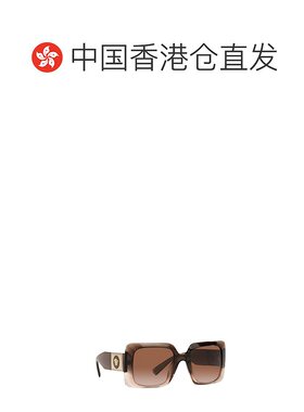 1h可退 香港直邮Versace 范思哲 女士 Eyewear 方格太陽眼鏡 VE44