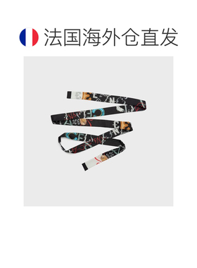 自营欧洲直邮CELINE思琳 黑色/白色/多色丝质斜纹【付后1h可退】