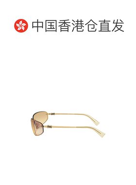 1h可退 香港直邮Miu Miu 缪缪 女士 矩形太阳眼镜 8056262316894