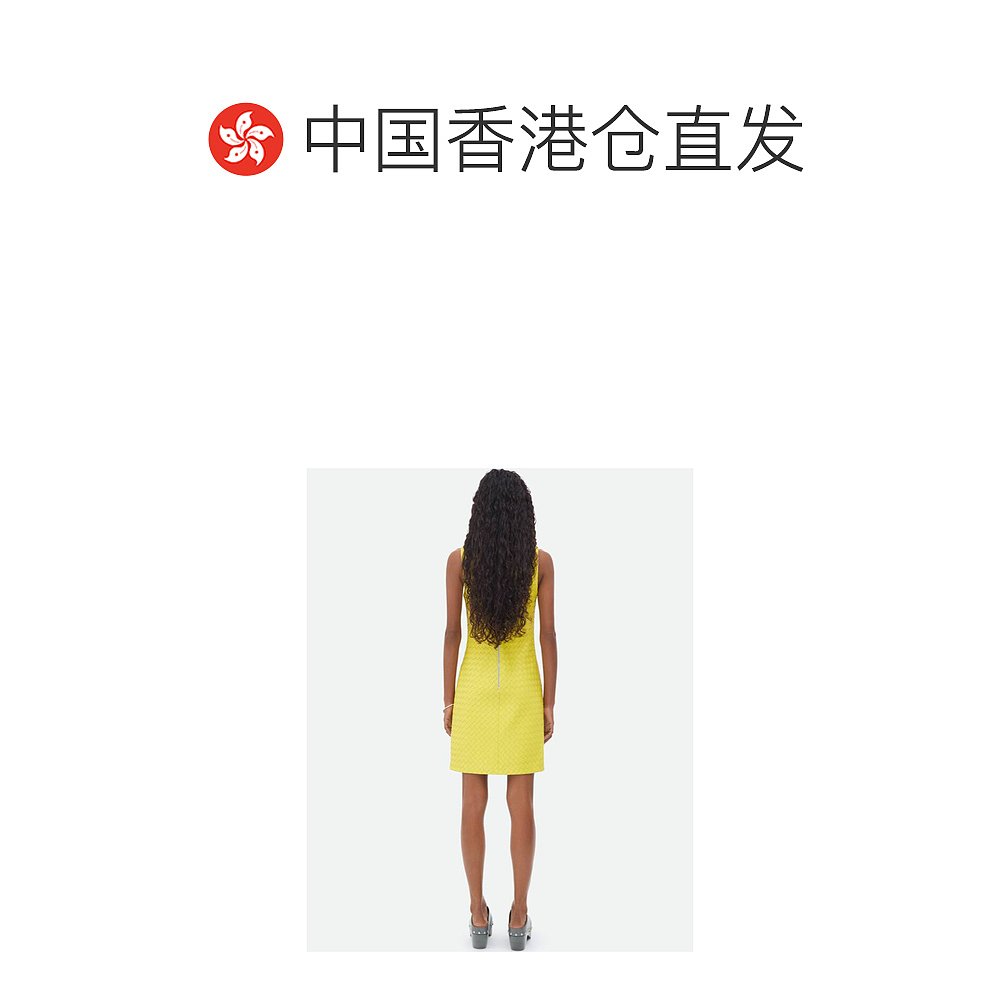 【99新未使用】香港直邮Bottega Veneta 皮质连衣裙 727797V2JG0 - 图1