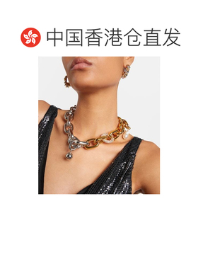 香港直邮Rabanne 女士 XL 链环精饰链条项链 metal金属色 舒适时