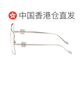 香港直邮LOEWE 罗意威 女士 银色 Oversize Square Retro Titaniu