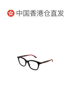 1h可退 香港直邮Gucci 古驰 女士 矩形平光镜 GG1864O black黑色