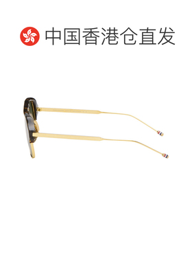 香港直邮Thom Browne 汤姆 布朗 男士 棕色 Acetate & Titanium A