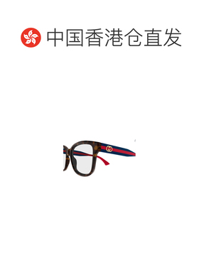 香港直邮GUCCI 女士眼镜 GG0038ONN003 SS2026 花色 几何框平光镜