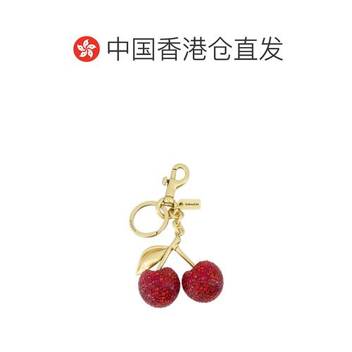 1h可退 香港直邮Coach 小水晶樱桃挂饰 CCD32 - 图1