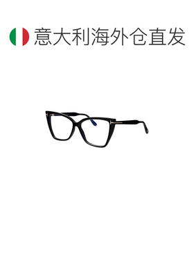 1h可退 欧洲直邮TOM FORD 女士眼镜 FT5844B001 SS2026 黑色 徽标