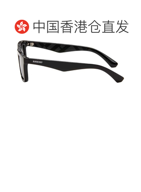1h可退 香港直邮Burberry 巴宝莉 男士 黑色 Logo Rectangular 太