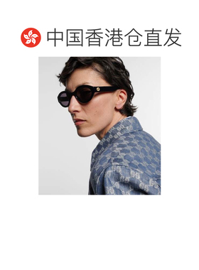 1h可退 香港直邮Gucci 古驰 女士 Minimal GG 椭圆形太阳眼镜 000