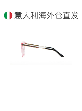 欧洲直邮GUCCI古驰 镜腿徽标设计 方形光学镜架女款 GG0201O