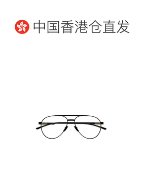 1h可退 香港直邮Gucci 古驰 男士 几何框平光镜 GG1679O black黑