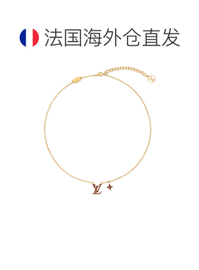 自营1h可退 欧洲直邮LV路易威登 Iconic系列女士波尔多红金属字母