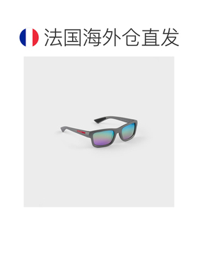 自营欧洲直邮PRADA普拉达 Linea Rossa男士紫色醋酸纤维太阳镜