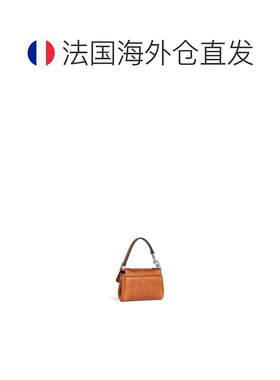 欧洲直邮自营Balenciaga巴黎世家 Rodeo女士米色迷你包包造型挂饰