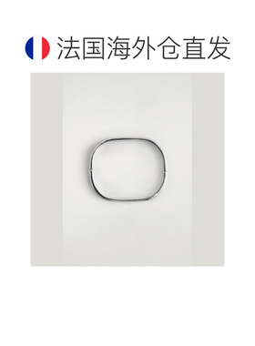 自营欧洲直邮COS 女士银色黄铜圆角矩形手镯配饰