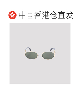 香港直邮versace 范思哲 女士 金色金属太阳眼镜 0VE2299100271