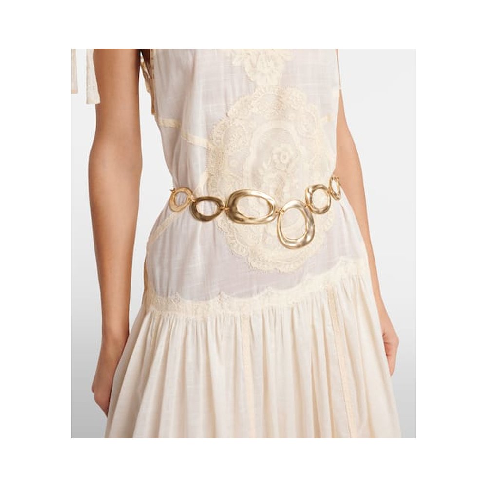 1h可退 香港直邮ZIMMERMANN 女士 Alight 镀金腰链 metal金属色 - 图0