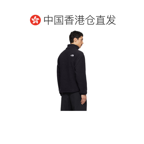 香港直邮the north face 北面 男士 黑色 TNF Fleeski Quarter-Zi - 图1