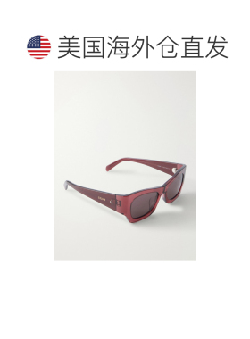 1h可退 美国直邮Celine 思琳 女士 方形框醋纤太阳眼镜 CL40333U