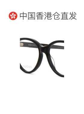 1h可退 香港直邮GUCCI 女士眼镜 GG0379O001 SS2025 黑色 GUCCI W