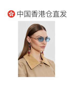 香港直邮VERSACE 女士太阳镜 0VE2295010001 CO 银色 Sunglasses