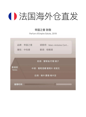 欧洲直邮Parfum d'Empire帝国之香致敬EDP浓香水30ml 中性柑正品