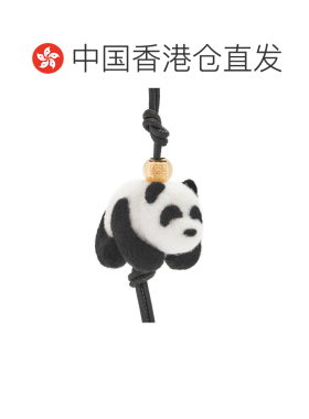 香港直邮LOEWE 男士吊坠 CA36232X291102 AW2025 黑色 Panda char