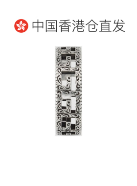 香港直邮Gucci 方形 G 图案纯银戒指 576993J8400配饰