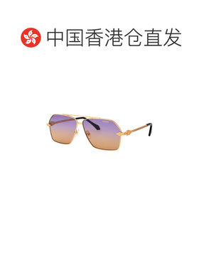 香港直邮VERSACE 女士太阳镜 0VE22841002EL AW2025 金色 0VE2284