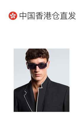 1h可退 香港直邮Fendi 芬迪 男士 FF 方形方框太阳眼镜 blue蓝色