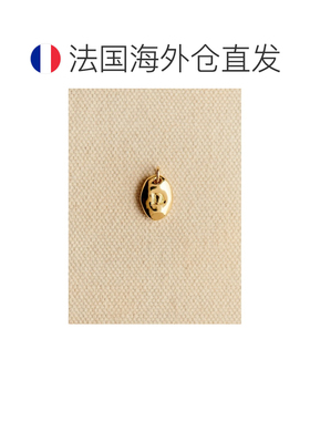 自营欧洲直邮Sezane LÉA女士金色锡质吊坠