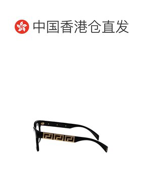1h可退 香港直邮Versace 范思哲 女士 黑色醋纤眼镜 0VE3338GB1
