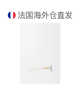 自营欧洲直邮LOEWE罗意威 Triangle Slim女士白色醋酸细框太阳镜