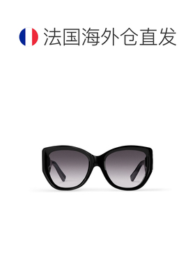 自营欧洲直邮LV路易威登 Icon女士黑色醋酸纤维猫眼太阳眼镜
