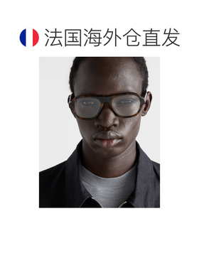 自营欧洲直邮PRADA普拉达 女士蓝光棕色醋酸纤维飞行员太阳镜