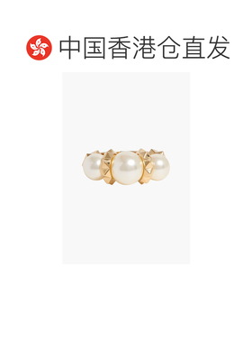 香港直邮valentino 华伦天奴 女士 铆钉镀金人造珍珠戒指 W2J0R69