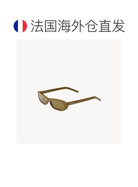 自营欧洲直邮YSL圣罗兰 SHADE系列SL 557女士甘草棕色/卡其色醋酸