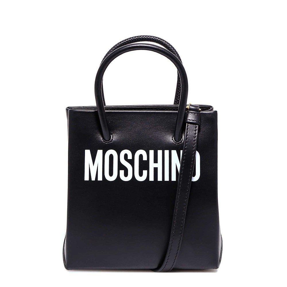 香港直邮Moschino 莫斯奇诺 女士 Logo mini handbag 手提包 A741 - 图2